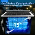 thumbnail image 2 of HAVIRORO Powerful Large Solar Bug Zapper Outdoor For 2000Sq.Ft, Poartable Rechargeable Mosquito Zapper With High Powered, Cordless Solar Fly Zapper For Patio Garden Backyard RV Camping Pond Pest Cont, 2 of 8