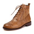thumbnail image 6 of Mostsola Ankle Boots for Women Dressy Business Casual Shoes Lace up High Top Oxford Shoes Booties, 6 of 9