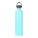 thumbnail image 2 of Frasco vaso botella de agua deportiva de acero inoxidable de 1L con hebilla de tapa de transporte, 2 of 9