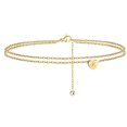 thumbnail image 1 of 2022 New Heart Initial Beach Tobilleras para mujer, 14K Gold Filled Handmade Dainty Layered Anklet Letter Initial Heart Tobilleras para mujer Beach Jewe Wmkox8yi sjalhkljlk1450, 1 of 1