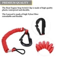 thumbnail image 4 of Lanyard de para Motor de Lancha Emergencia Interruptor Parada Cable de Acelerador Plástico Nylon Adecuado para Uso en Motores, 4 of 9