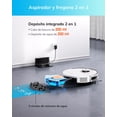 thumbnail image 4 of ILIFE Robot Aspirador, Navegación Láser Inteligente y Mapeo de Múltiples Suelos,5000Pa,150 min,Compatible con 2.4GHz WiFi/Alexa/Google, Ideal para Pelo de Mascota,Suelo Duro y Alfombra de Pelo (A30), 4 of 5