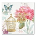 thumbnail image 2 of Trademark Fine Art "Rainbow Seeds Floral Birdcage II" Canvas Art by Lisa Audit, 2 of 3