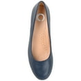 thumbnail image 5 of Journee Womens Saar Comfort Insole Round Toe Block Heel Pumps, Widths Available, 5 of 10