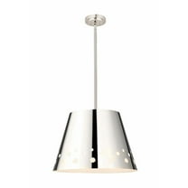 1 Light Chandelier-Polished Nickel Finish Bailey Street Home 372-Bel-4529464