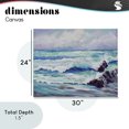 thumbnail image 4 of Stupell Industries Transitional Down By The Sea Canvas Art, 30 x 24, by Lee Ann Zirbes, 4 of 8