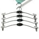 thumbnail image 3 of 10 perchas de metal negras antideslizantes para ropa interior, pinzas para tienda de ropa, 3 of 7