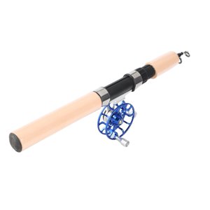 26in Tige de pêche télescopique, Portable Outdoor Winter Ice Fishing Accessoires avec bobine, robuste pour la pêche