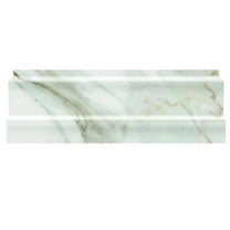 10 pack 4-in W x 12-in L Marble Polished Baseboard Tile Trim (3.33 Sq ft/case)