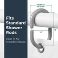 thumbnail image 4 of Evideco Shower Curtain Hooks (Set of 12), 4 of 9