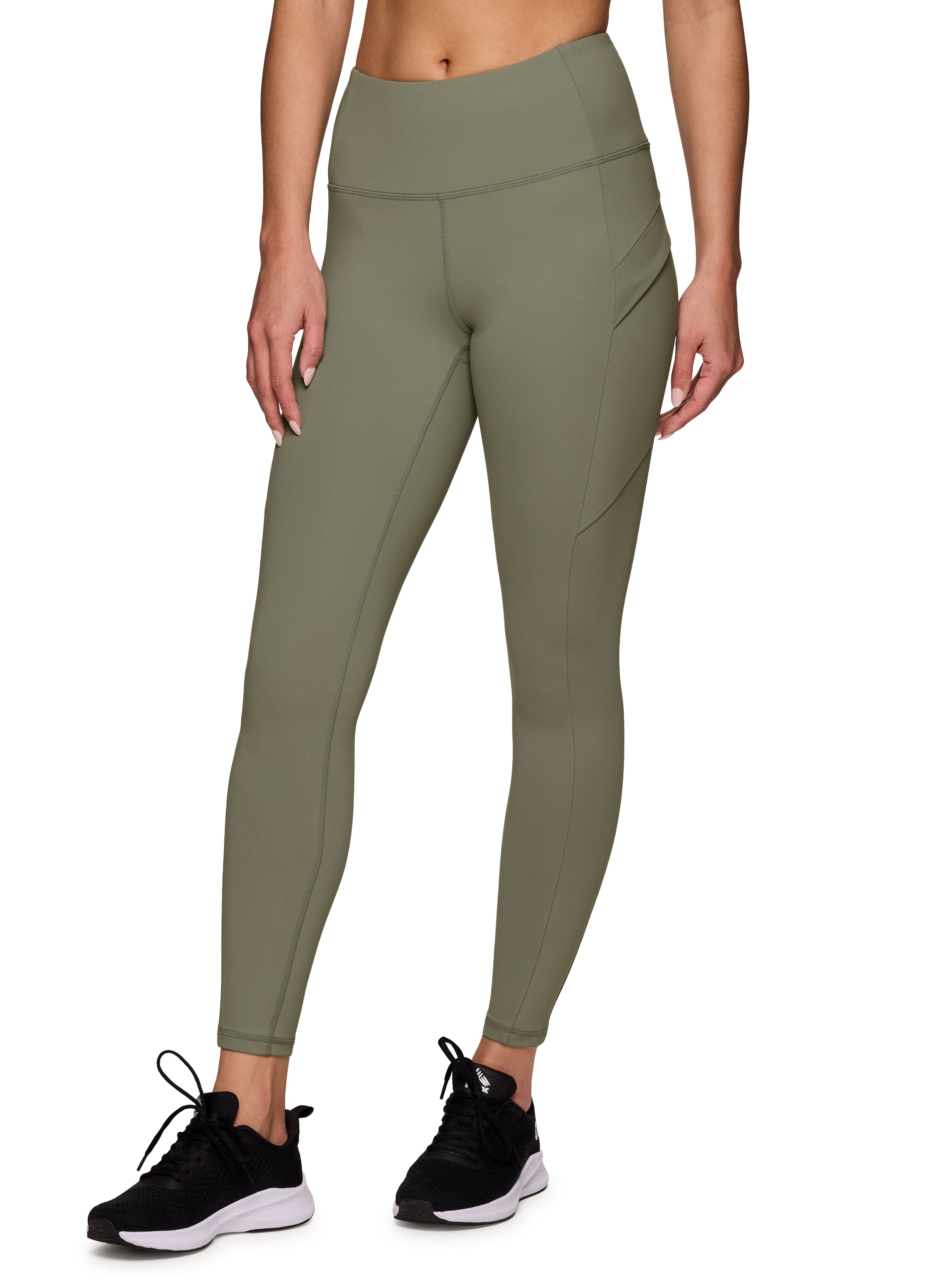 Avalanche Women s Brushed Fleece Lined Outdoor Hiking Legging With Tech Zipper Pockets Walmart