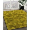 thumbnail image 2 of Ahgly Company Indoor Square Patterned School Bus Yellow Area Rugs, 8' Square, 2 of 6