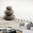 thumbnail image 3 of wall26 - Rocks Over a Rippled Sand Effect - Wall Mural, Removable Sticker, Home Decor - 100x144 inches, 3 of 6