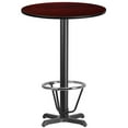 thumbnail image 1 of Flash Furniture 30" Round Laminate Top Pub Table in Mahogany, 1 of 4