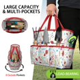 thumbnail image 2 of Garden Tool Bag,Pioneer Flower Floral Print Pattern Garden Tool Organizer,Garden Gifts,Waterproof Multi-Pocket Garden Tool Storage 11.8x5.5x11.4 Inch(Tools NOT Included), 2 of 6