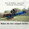 thumbnail image 5 of Fishing Catapult Rod, Portable Slingshot Fishing Reel Gear, Professional Catapult Lures Angling Tools for Saltwater & Freshwater, Compact Durable Pole Fishing Set for Travel & Outdoor Adventures, 5 of 10
