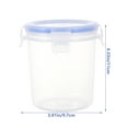 thumbnail image 2 of HEMOTON Plastic Storage Jar for Kitchen Made of PP Material 4pcs Transparent Dustproof and Insectproof 0.94gal, 2 of 8