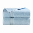 thumbnail image 2 of Long Staple Combed Egyptian Cotton Bath Sheet Set, Light Blue, by Superior, 2 of 15