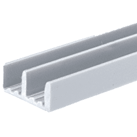 

CRL D706GRY Gray Plastic Lower Track for 3/16 Sliding Panels 144 Stock Length