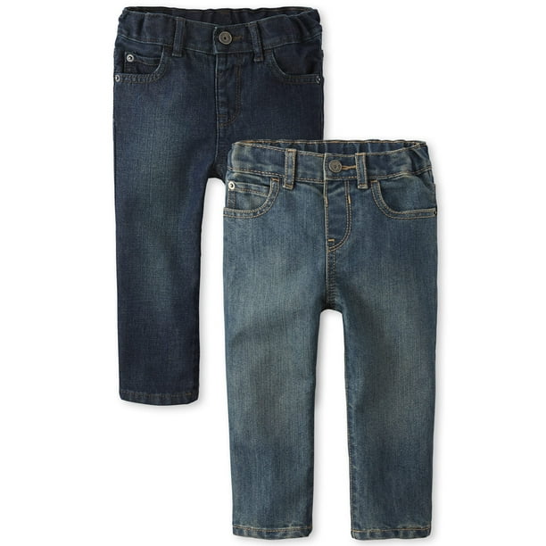 Jeans The Children's Place para bebés y niños pequeños, paquete de 2 unidades, 3 unidades