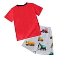 thumbnail image 5 of Leey-World Boys Outfits Set 2 Piece Loungewear Set, Boys Short Sleeve T-Shirt and Pants Set for Toddlers Girls Summer Clothes Home Clothes Boys Outfit Sets Size 6(Red,9-10 Years), 5 of 5