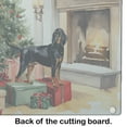thumbnail image 5 of Carolines Treasures DAC2612LCB 12 x 15 x 0.2 in. Black & Tan Coonhound Cozy Christmas Glass Cutting Board - Large, 5 of 5