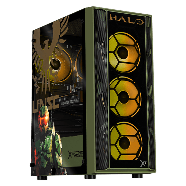PC Gamer IA Xtreme PC Gaming NVIDIA GeForce RTX 5060 AMD Ryzen 7 5700 16GB SSD 1TB WIFI Halo Edition Productividad Versátil Acelerada con IA