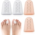 thumbnail image 5 of 6pcs Toe Protectors For Big Toe Protector, Gel Toe Protectors Breathable, Silicone Big Toe Protector Toe Guards For Feet, 5 of 5