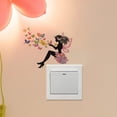 thumbnail image 3 of GGAUBAIFI Lightswitch Vinyl Decal Sticker, 6 Pack Fairy Sticker for Light Switch, Outlets or Any Ledge, Removable Cute DIY Mural Wallpaper Wall Laptop Computer Vehicle Bedrooms or Nursery, 3 of 6