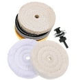 thumbnail image 6 of WRISTBIQUE 1Set Polishing Wheel for Drill Made from Premium Cotton for Car Detailing and Wax Buffer, 6 of 8
