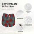 thumbnail image 6 of Lsque Ladybug Printed Women's Running Shorts with Liner Pockets,Elastic Quick Dry Workout Athletic Gym Yoga Shorts,Womens High Waist Shorts-Small, 6 of 9