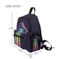 thumbnail image 3 of FORMRS School Backpack with Front Zippered Pocket 12" Student Travel Daypack, Purple UFO, 3 of 6