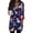 Navy, variant on Bbyeadc 250th Anniversary Blouses for Women Casual 3/4 Length Sleeve Flag Print Tunic Blouses Tunic Tee Patriotic Celebration for Independence Day with Pocket,Black(L)