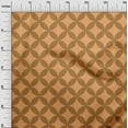 thumbnail image 3 of oneOone Viscose Chiffon Orange Fabric Geometric Craft Projects Decor Fabric Printed By The Yard 42 Inch Wide, 3 of 4