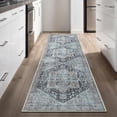 thumbnail image 6 of GLN Rugs Taxila - Indoor, Machine Washable Area Rug 2'6"x10' Brown/Gray Home Carpet, All Ages, 6 of 8