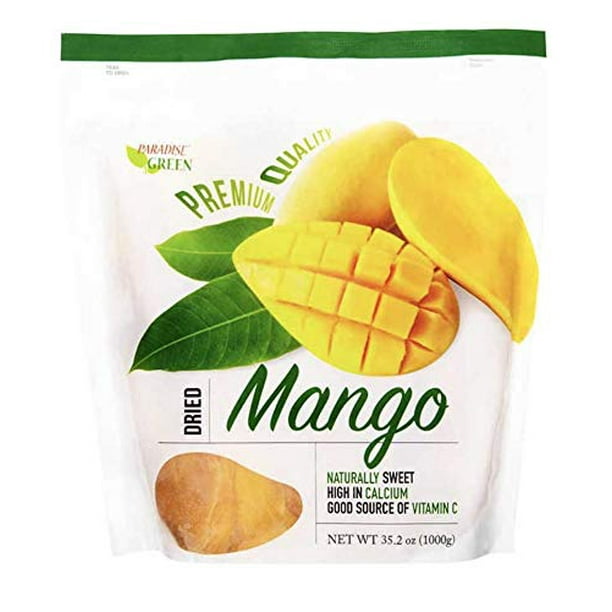 Paradise Green Premium Dried Mango, 35.2 oz
