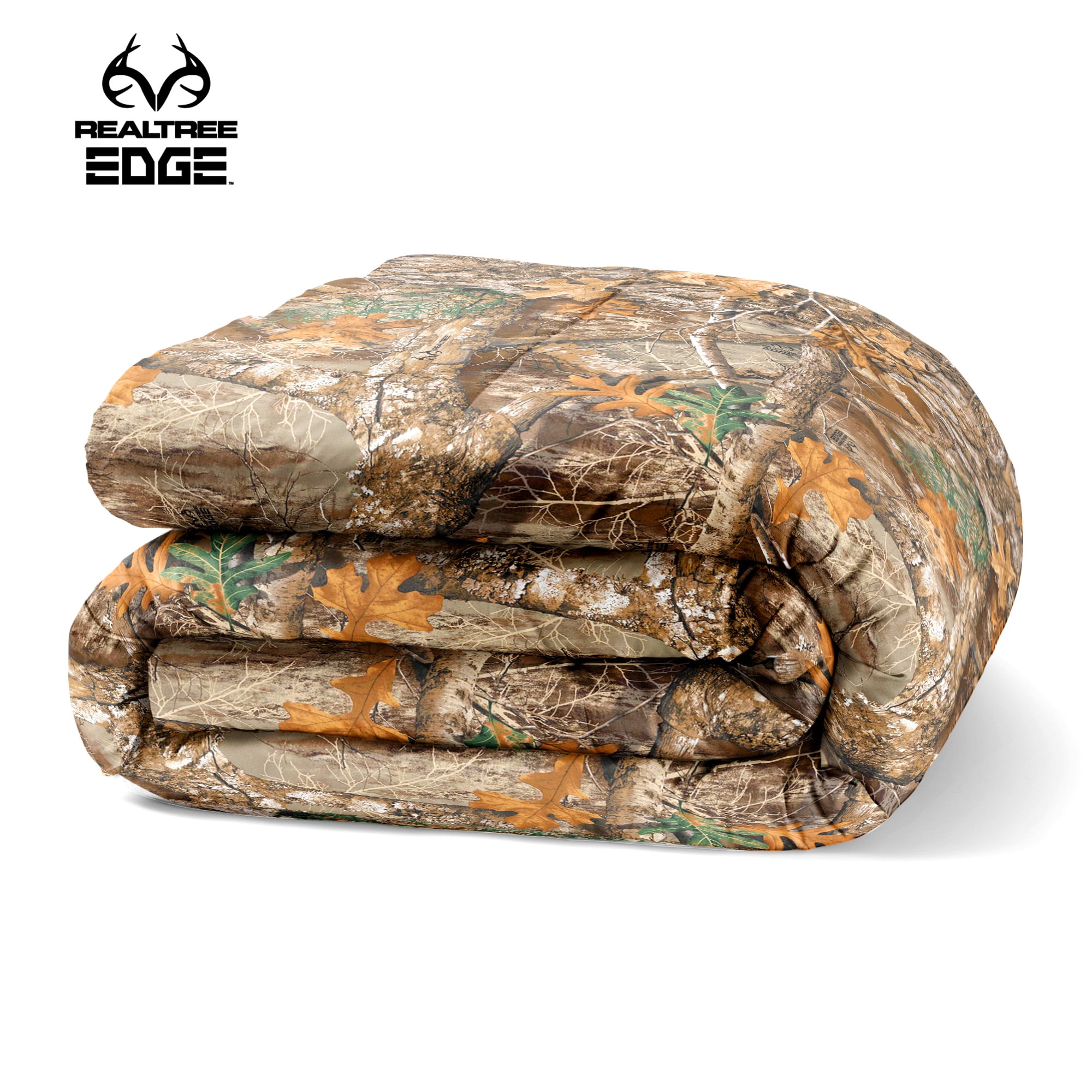 Realtree Edge Twin Bedding Set, Includes Comforter and Shams