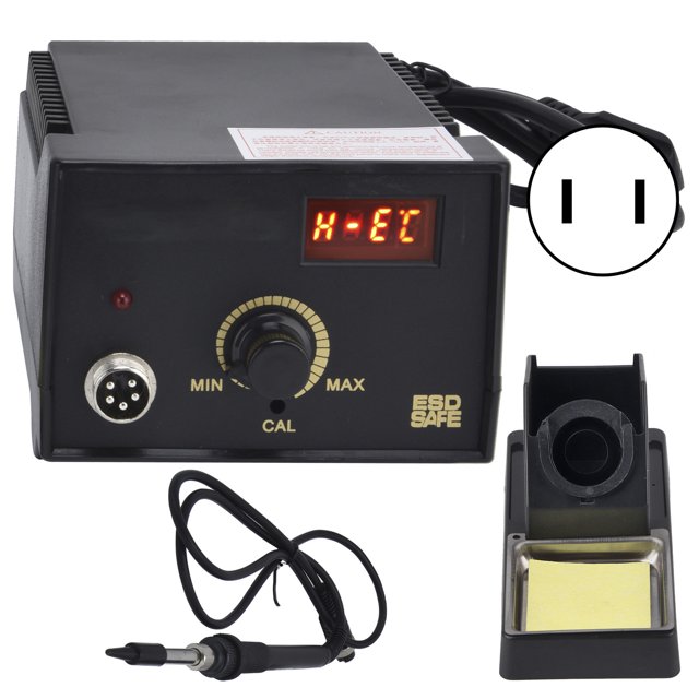 Estación de soldadura digital ajustable con control de temperatura para uso doméstico Enchufe estadounidense 110 V