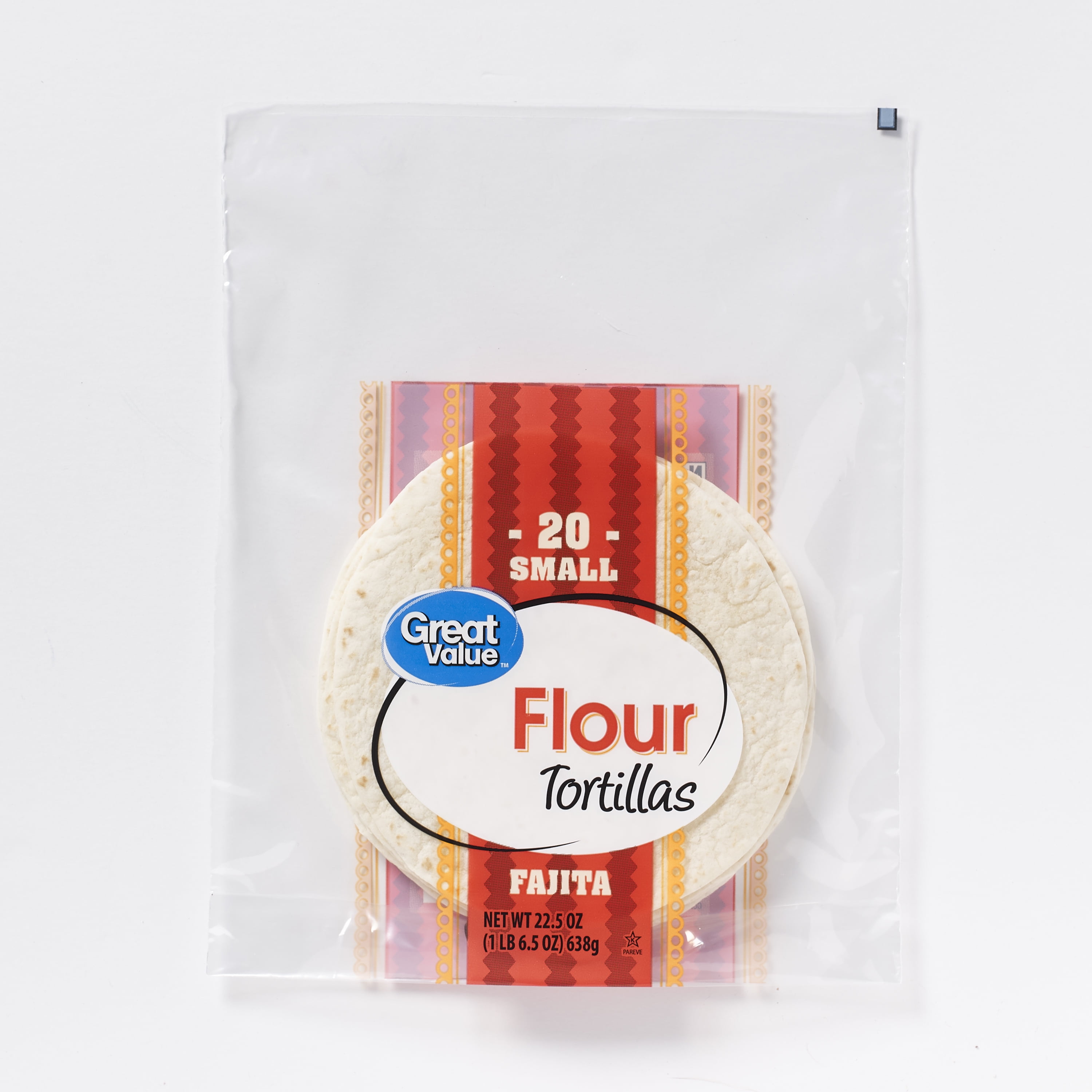 Great Value 6" Flour Tortilla 20ct