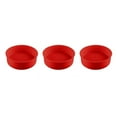 thumbnail image 2 of Guardoinrt 1/2/3 Wedding Birthday Party Cake Restaurant Reusable Washable Mousse Round Mould Kitchen Gadget Accessories Red 8 Inch 3PCS, 2 of 6