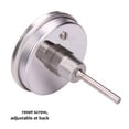 thumbnail image 4 of Measureman Fully Stainless Steel Pot, Kettle, Brewing Bimetal Thermometer, 3" Dial, 2-1/2" Stem, 0-250 deg F/-20-120 deg C, +/-1% Accuracy, Adjustable, 1/2" NPT Back Mount, 4 of 8