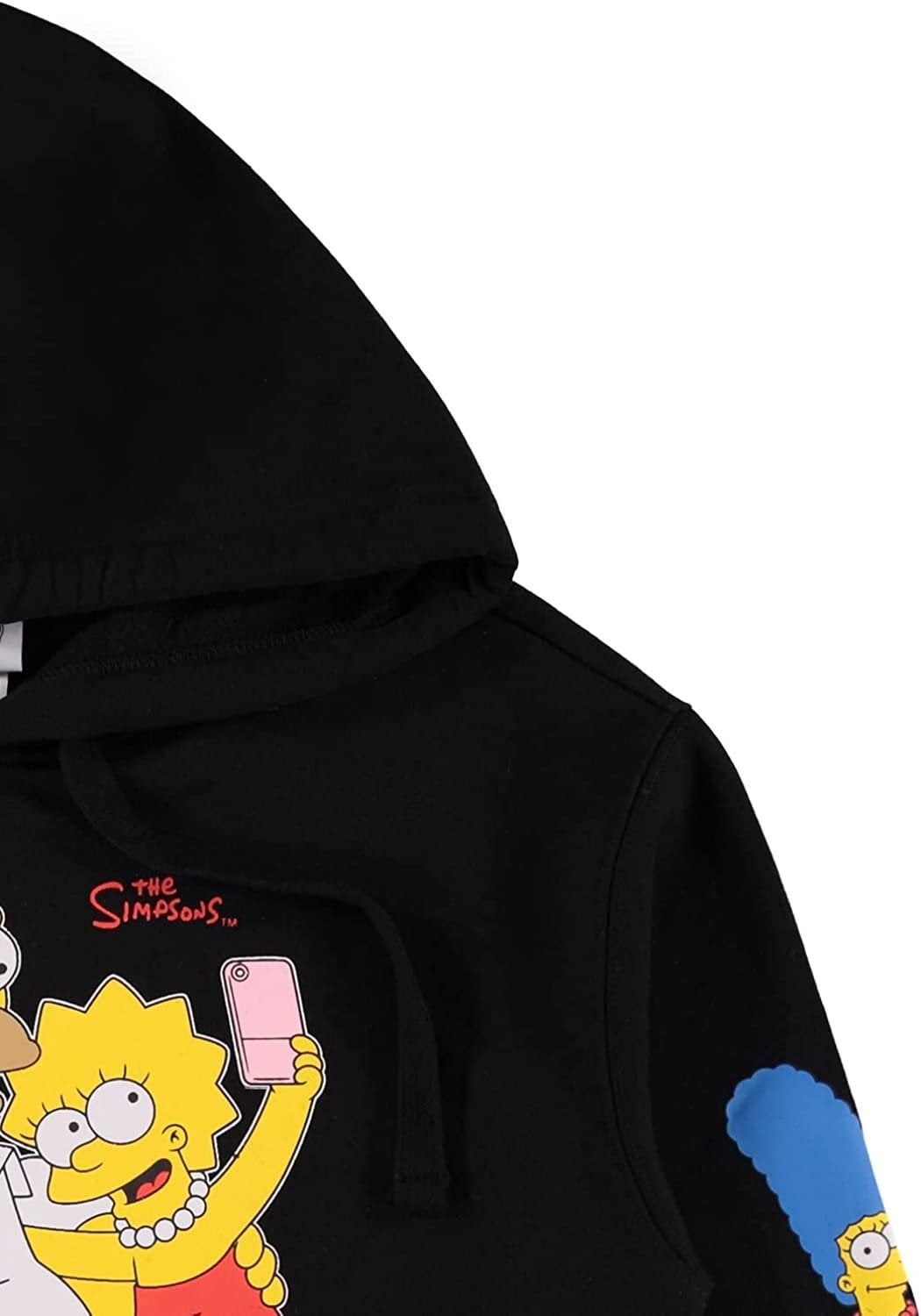 The Simpsons Ladies Hoodie Sweatshirt Lisa Bart and Homer