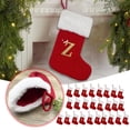 thumbnail image 5 of Christmas Decoration Supplies Christmas Stocking Bag Red Christmas Stockings 26 Letter Christmas Stockings Christmas Bag Christmas Tree Pendant Decorative Pendant, 5 of 5