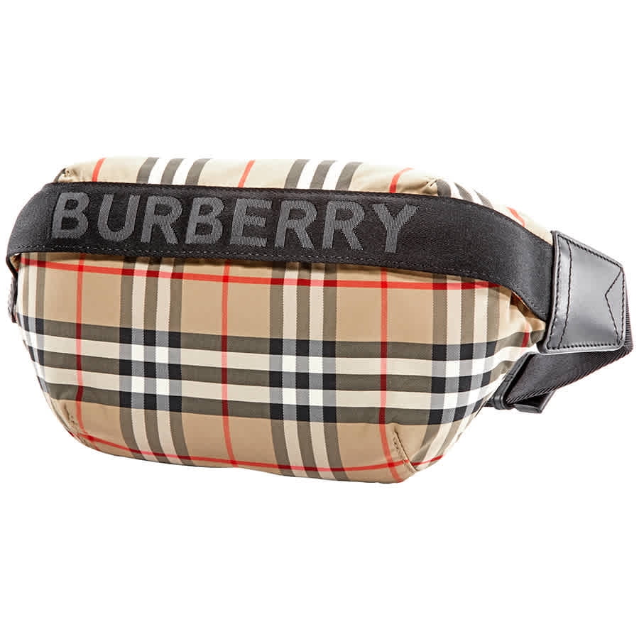 burberry check bum bag