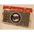 thumbnail image 2 of Minnesota Baseball Twins Laser Cut Diamond Plate License, 2 of 5