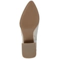 thumbnail image 6 of Journee Womens Estelle Stacked Heel Pointed Toe Booties, Widths Available, 6 of 10