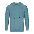 thumbnail image 4 of SNOWSONG Mens Sweat Suits 2 Piece Set, Mens Fall / Winter Sports Leisure Sweatshirt + Pants Set, Men Clothing Set, Big and Tall Track Suits for Men 1PC Sweatshirt + Pant Blue2 2XL, 4 of 6