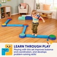 thumbnail image 5 of Battat Busy Beams Set with 8 Balance Beams and 5 Sensory Pods, Toddler and Preschool Toys, 5 of 12
