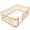 Natural, variant on Euroco Full Size Floor Bed with Fence for Kids Teens and Toddlers, White