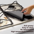thumbnail image 2 of sweethay Cubierta protectora para estufa de 4 piezas, Protector para estufa de , Protector para quemador de estufa, accesorios de cocina, Negro 270x270x0.12 mm, 2 of 6